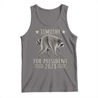 Jimothy For President 2028 Parody Tank Top Funny Viral Seattle Raccoon Lover