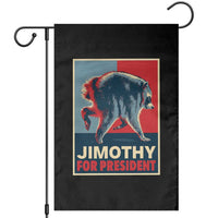Jimothy For President Parody Garden Flag Hope Style Viral Seattle Raccoon Graphic