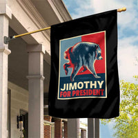 Jimothy For President Parody Garden Flag Hope Style Viral Seattle Raccoon Graphic