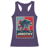 Jimothy For President Parody Racerback Tank Top Hope Style Viral Seattle Raccoon Graphic