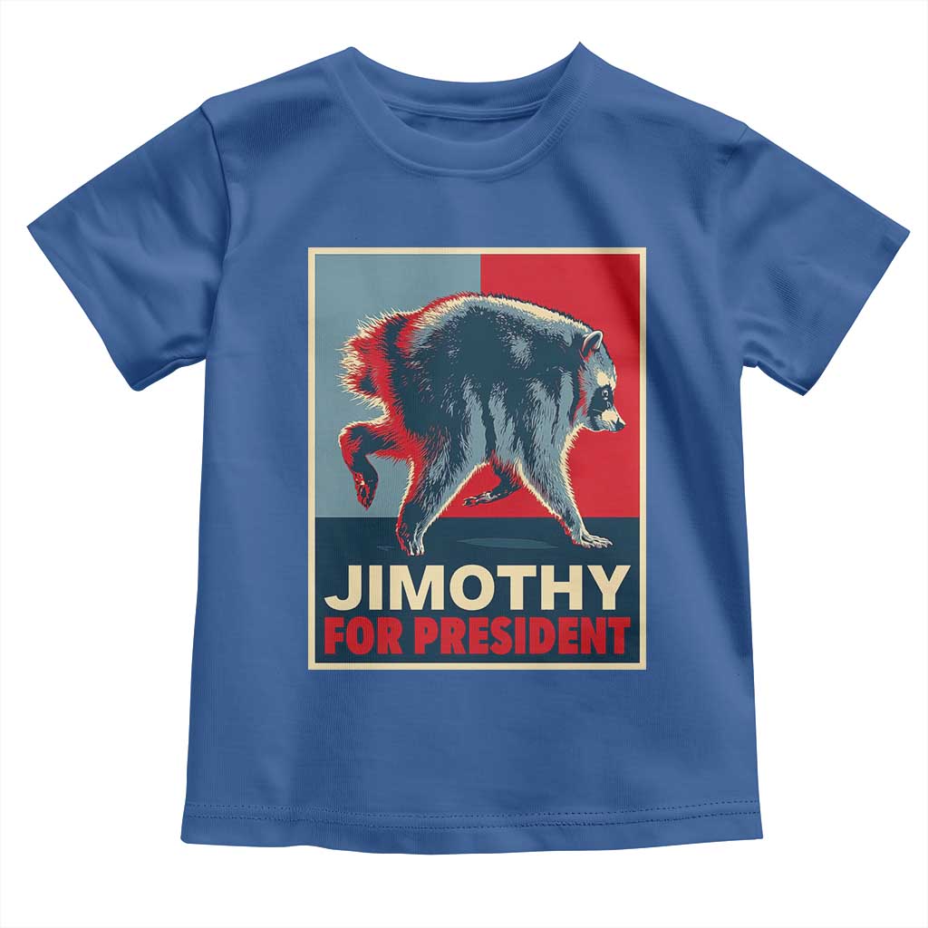 Jimothy For President Parody Toddler T Shirt Hope Style Viral Seattle Raccoon Graphic