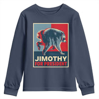 Jimothy For President Parody Youth Sweatshirt Hope Style Viral Seattle Raccoon Graphic