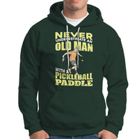 Pickleball Old Man Hoodie It's Weird Being The Same Age As Old People - Wonder Print Shop