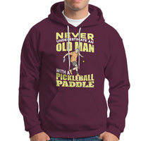 Pickleball Old Man Hoodie It's Weird Being The Same Age As Old People - Wonder Print Shop