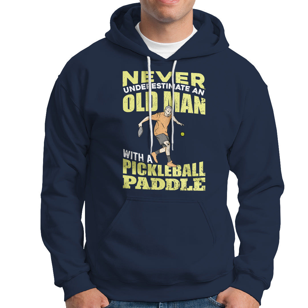Pickleball Old Man Hoodie It's Weird Being The Same Age As Old People - Wonder Print Shop