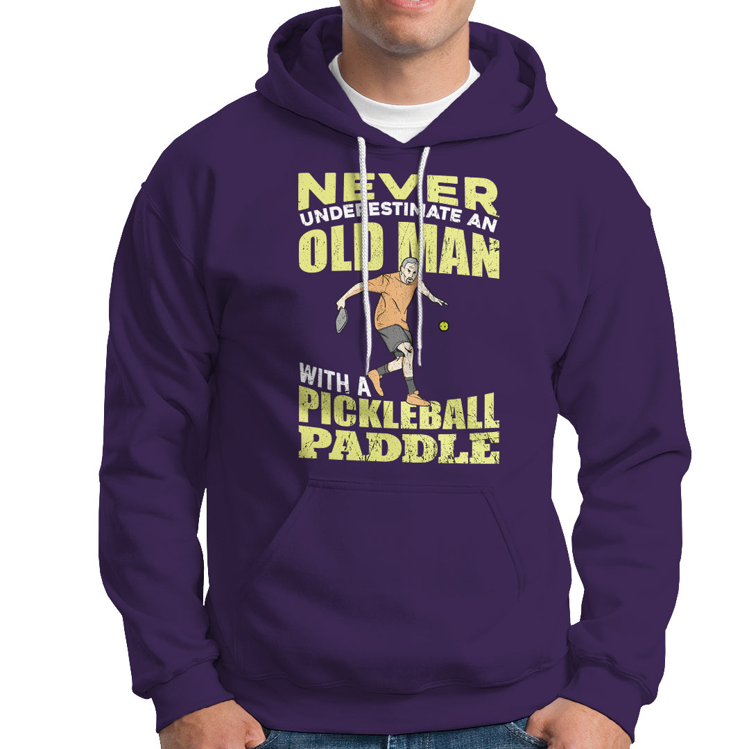 Pickleball Old Man Hoodie It's Weird Being The Same Age As Old People - Wonder Print Shop
