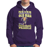 Pickleball Old Man Hoodie It's Weird Being The Same Age As Old People - Wonder Print Shop