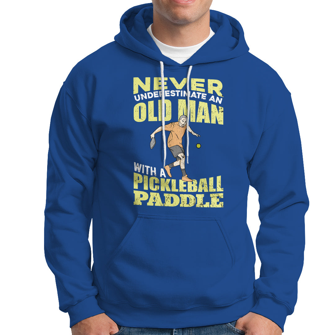 Pickleball Old Man Hoodie It's Weird Being The Same Age As Old People - Wonder Print Shop