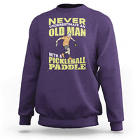 Pickleball Old Man Sweatshirt It's Weird Being The Same Age As Old People - Wonder Print Shop