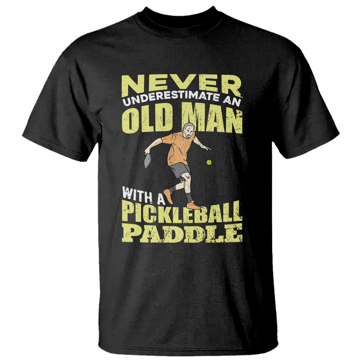 Pickleball Old Man T Shirt It's Weird Being The Same Age As Old People - Wonder Print Shop