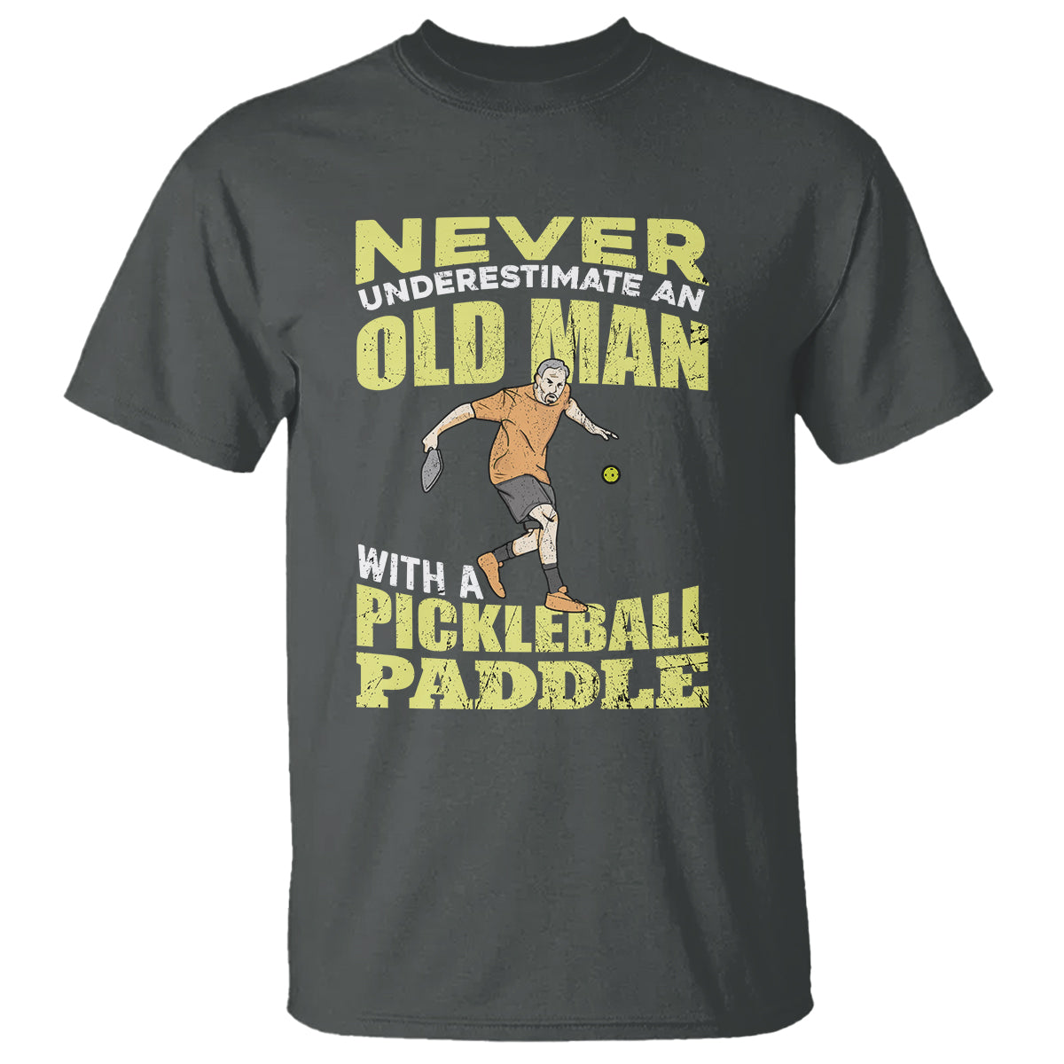 Pickleball Old Man T Shirt It's Weird Being The Same Age As Old People - Wonder Print Shop
