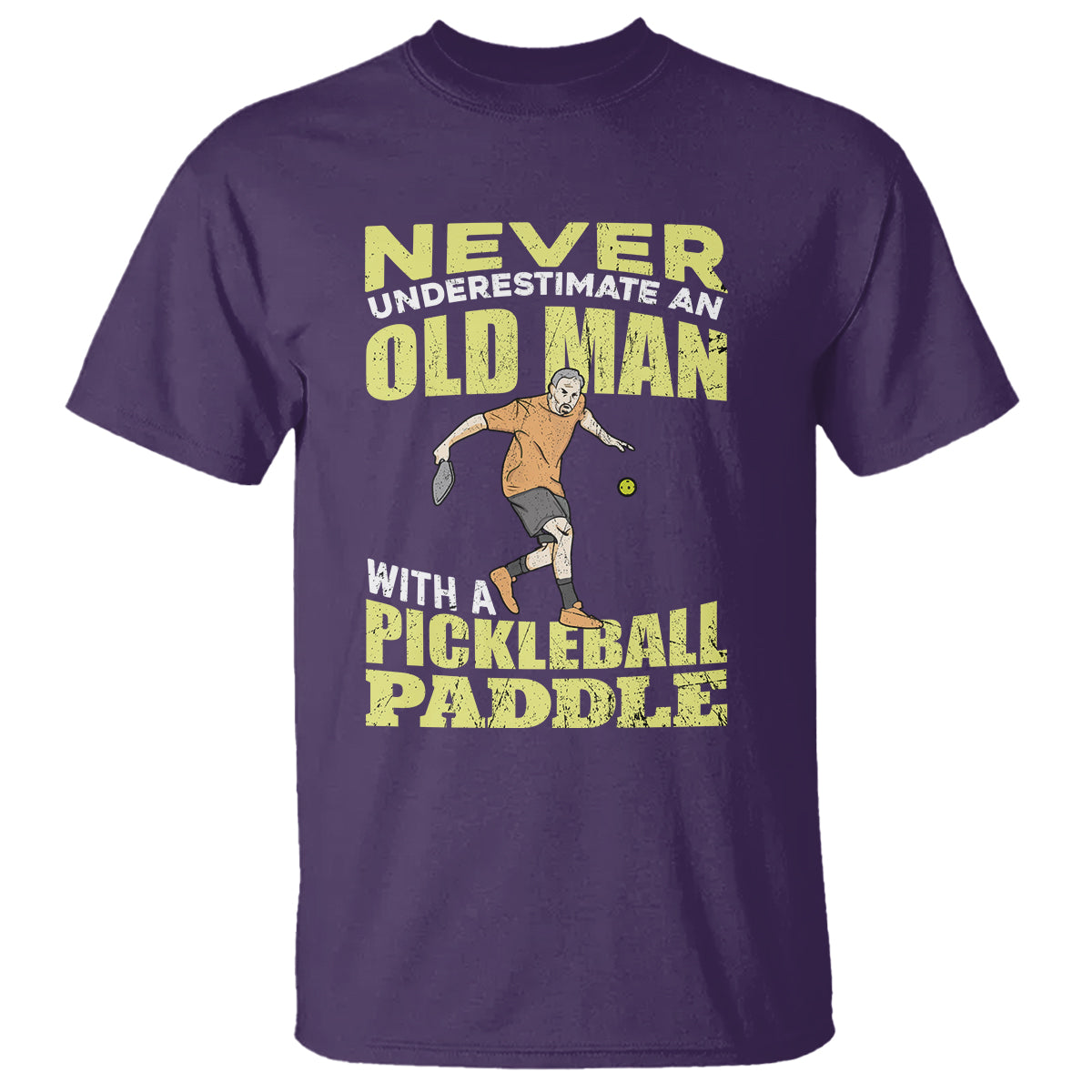 Pickleball Old Man T Shirt It's Weird Being The Same Age As Old People - Wonder Print Shop