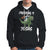 Crushing It With Jesus Hoodie Funny Riding Dinosaur - Wonder Print Shop