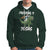 Crushing It With Jesus Hoodie Funny Riding Dinosaur - Wonder Print Shop