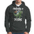 Crushing It With Jesus Hoodie Funny Riding Dinosaur - Wonder Print Shop