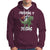 Crushing It With Jesus Hoodie Funny Riding Dinosaur - Wonder Print Shop
