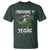 Crushing It With Jesus T Shirt Funny Riding Dinosaur - Wonder Print Shop
