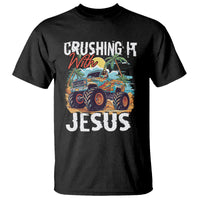 Funny Jesus T Shirt Crushing It With Jesus - Wonder Print Shop