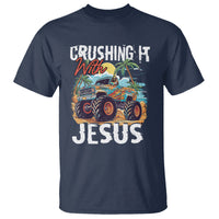Funny Jesus T Shirt Crushing It With Jesus - Wonder Print Shop