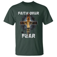 Christian T Shirt Faith Over Fear - Wonder Print Shop