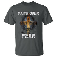 Christian T Shirt Faith Over Fear - Wonder Print Shop