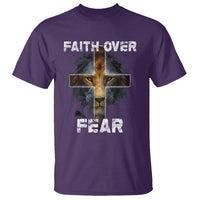 Christian T Shirt Faith Over Fear - Wonder Print Shop