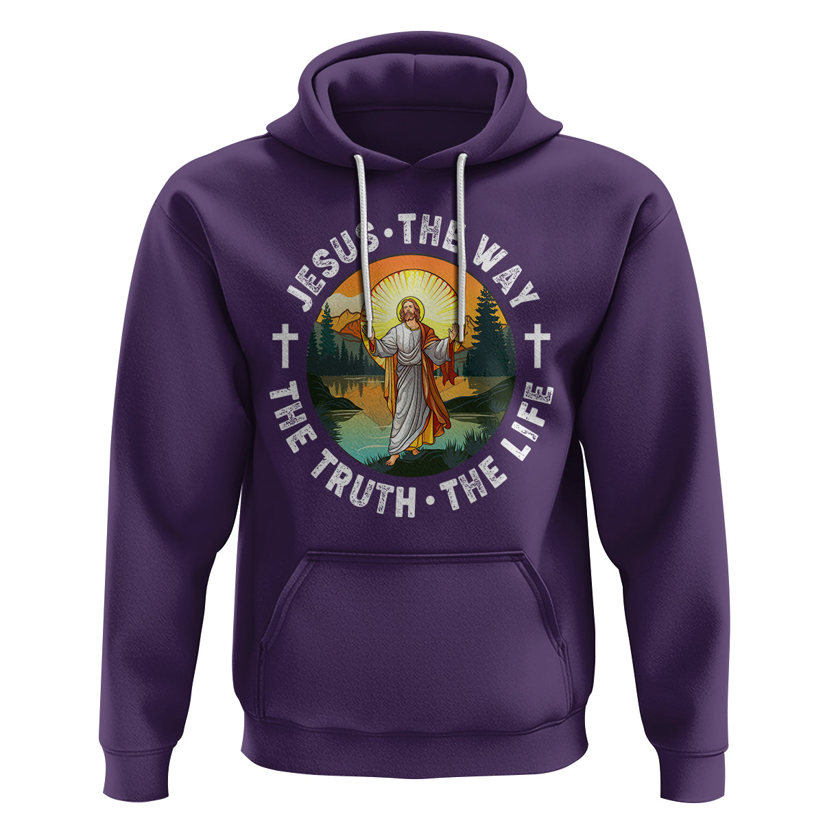 Jesus Hoodie The Way The Truth The Life - Wonder Print Shop