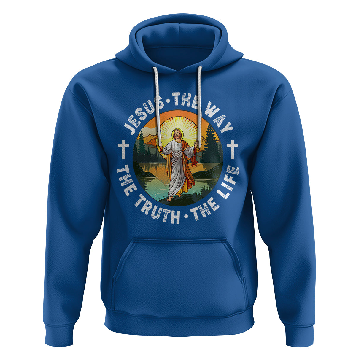 Jesus Hoodie The Way The Truth The Life - Wonder Print Shop