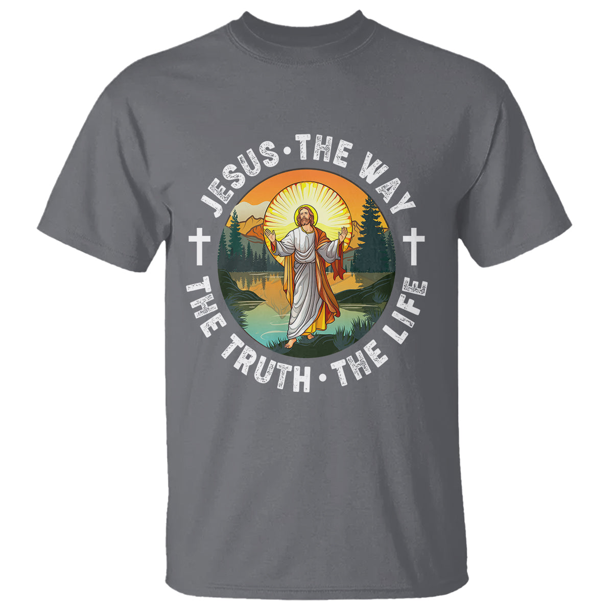 Jesus T Shirt The Way The Truth The Life - Wonder Print Shop