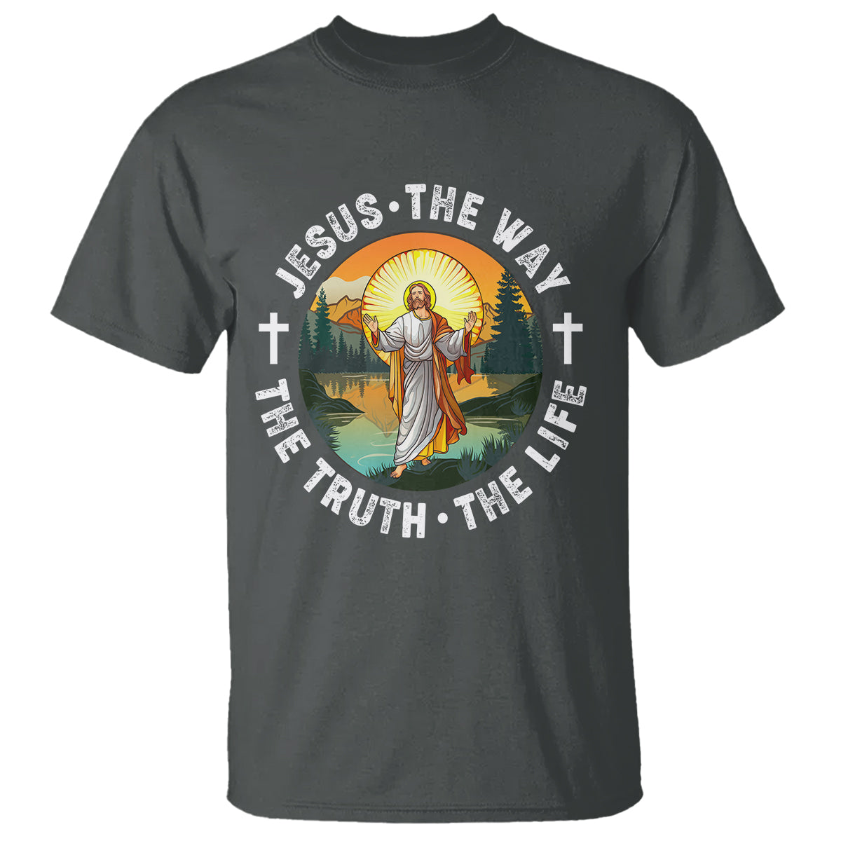 Jesus T Shirt The Way The Truth The Life - Wonder Print Shop