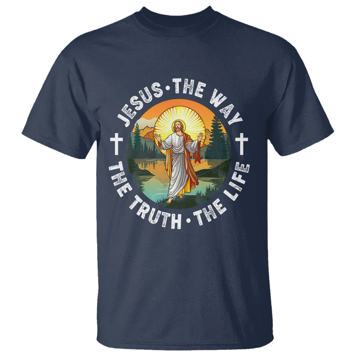 Jesus T Shirt The Way The Truth The Life - Wonder Print Shop