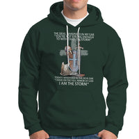 Christian Faith Hoodie The Devil Whispered I Whispered Back I Am The Storm - Wonder Print Shop