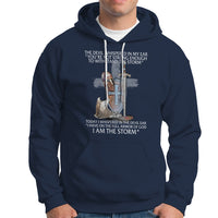 Christian Faith Hoodie The Devil Whispered I Whispered Back I Am The Storm - Wonder Print Shop
