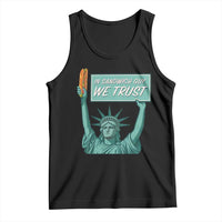 In Sandwich Guy We Trust Tank Top Funny Liberty with Baguette Parody Graphic Political Satire - Wonder Print Shop