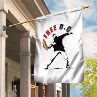 Free DC Sandwich Toss Garden Flag Washington DC Political Satire - Wonder Print Shop