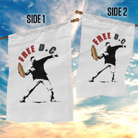 Free DC Sandwich Toss Garden Flag Washington DC Political Satire - Wonder Print Shop