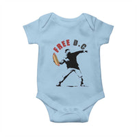 Free DC Sandwich Toss Baby Onesie Washington DC Political Satire - Wonder Print Shop