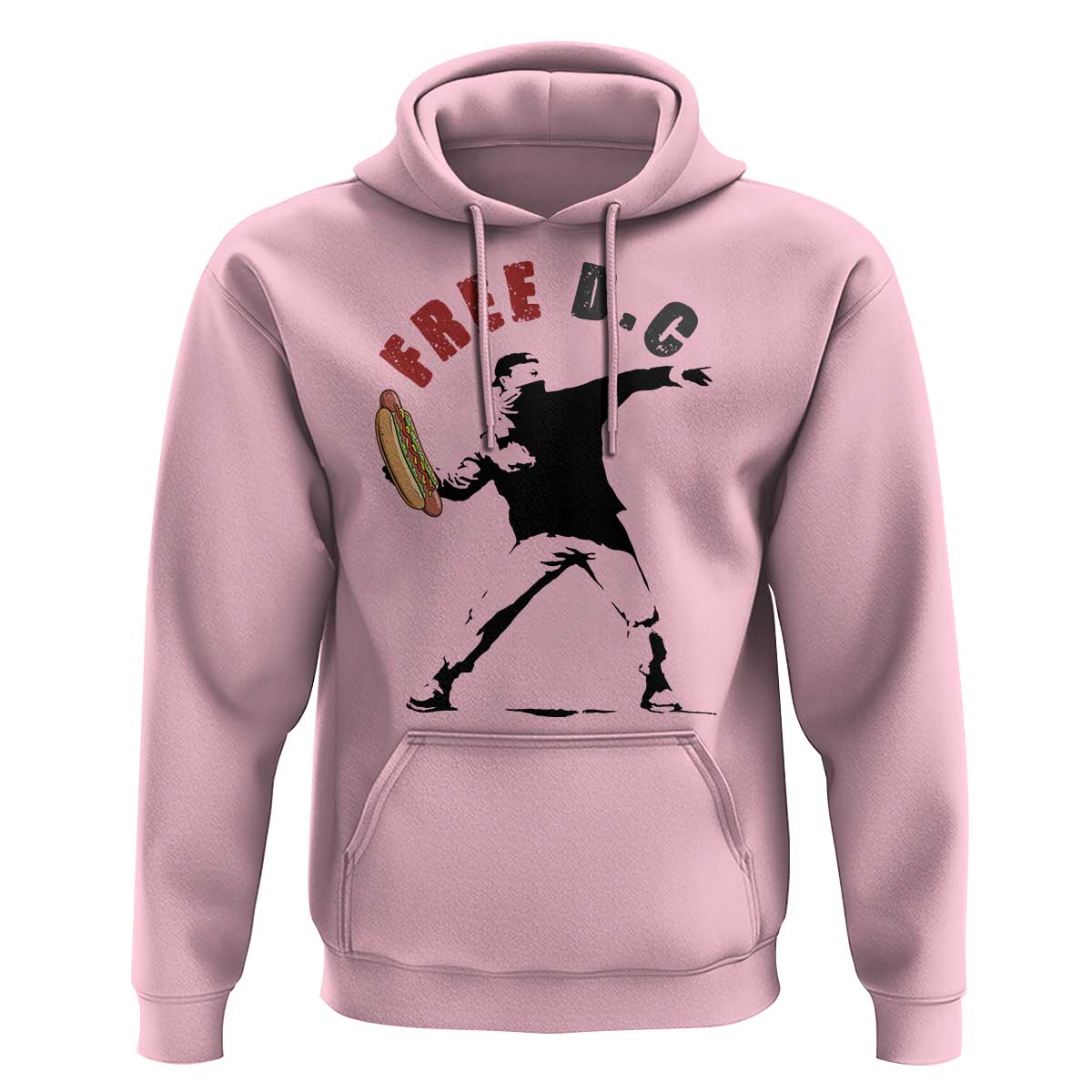 Free DC Sandwich Toss Hoodie Washington DC Political Satire - Wonder Print Shop