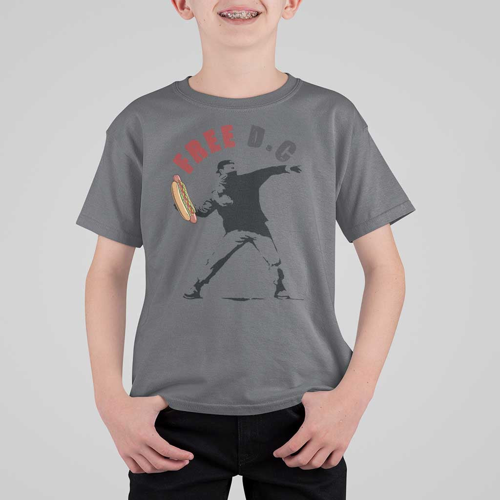 Free DC Sandwich Toss T Shirt For Kid Washington DC Political Satire - Wonder Print Shop