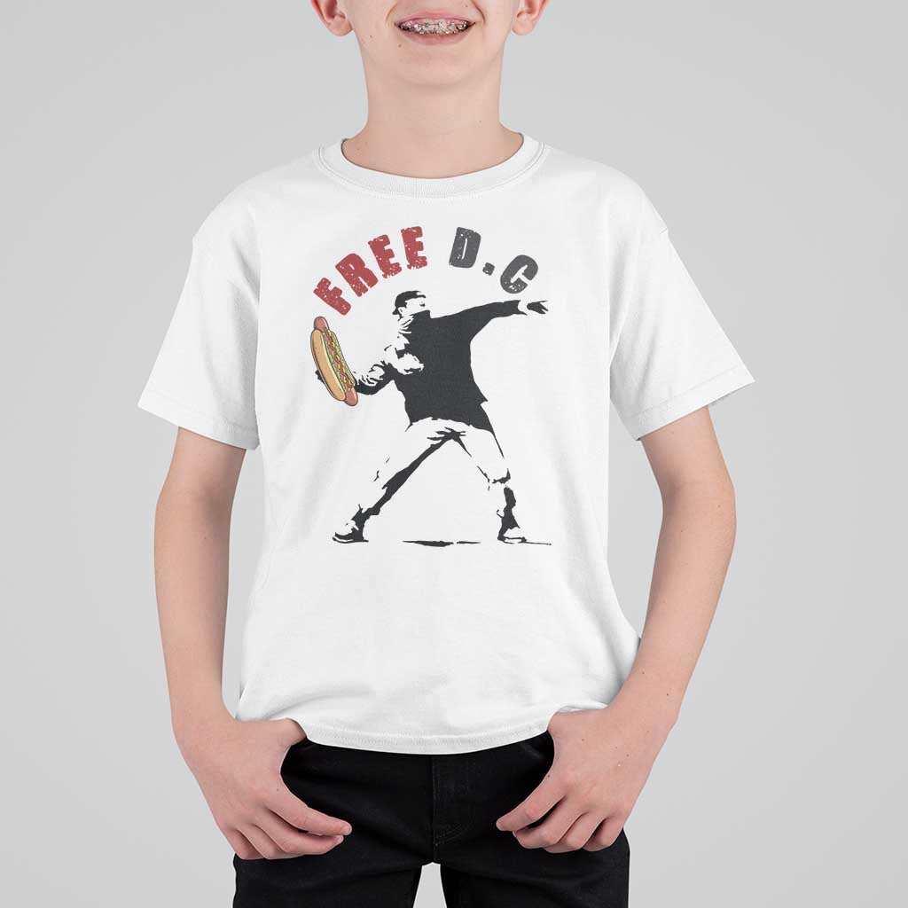 Free DC Sandwich Toss T Shirt For Kid Washington DC Political Satire - Wonder Print Shop
