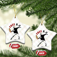 Free DC Sandwich Toss Ceramic Ornament Washington DC Political Satire - Wonder Print Shop