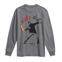 Free DC Sandwich Toss Long Sleeve Shirt Washington DC Political Satire - Wonder Print Shop