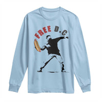Free DC Sandwich Toss Long Sleeve Shirt Washington DC Political Satire - Wonder Print Shop