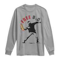 Free DC Sandwich Toss Long Sleeve Shirt Washington DC Political Satire - Wonder Print Shop