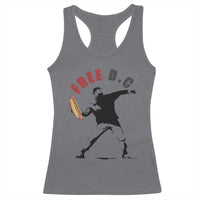 Free DC Sandwich Toss Racerback Tank Top Washington DC Political Satire - Wonder Print Shop