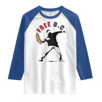 Free DC Sandwich Toss Raglan Shirt Washington DC Political Satire - Wonder Print Shop