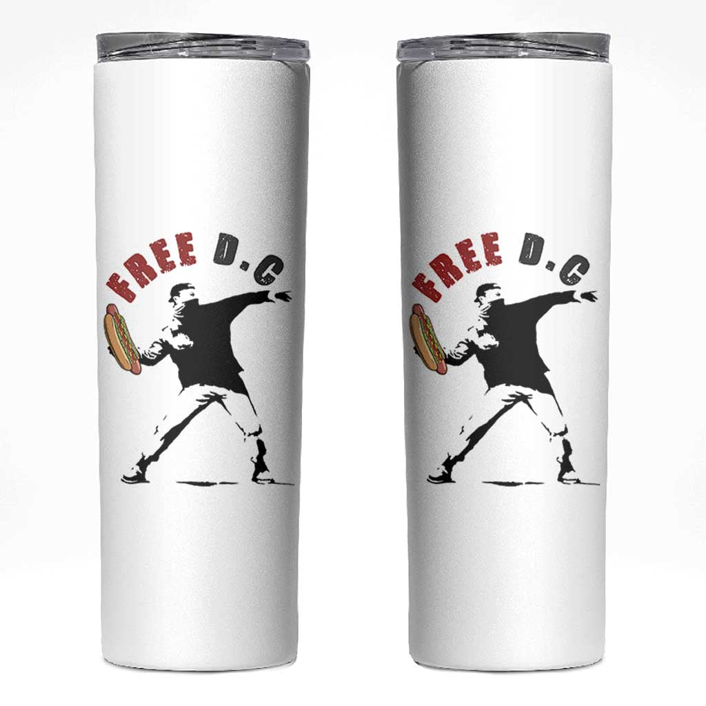 Free DC Sandwich Toss Skinny Tumbler Washington DC Political Satire - Wonder Print Shop