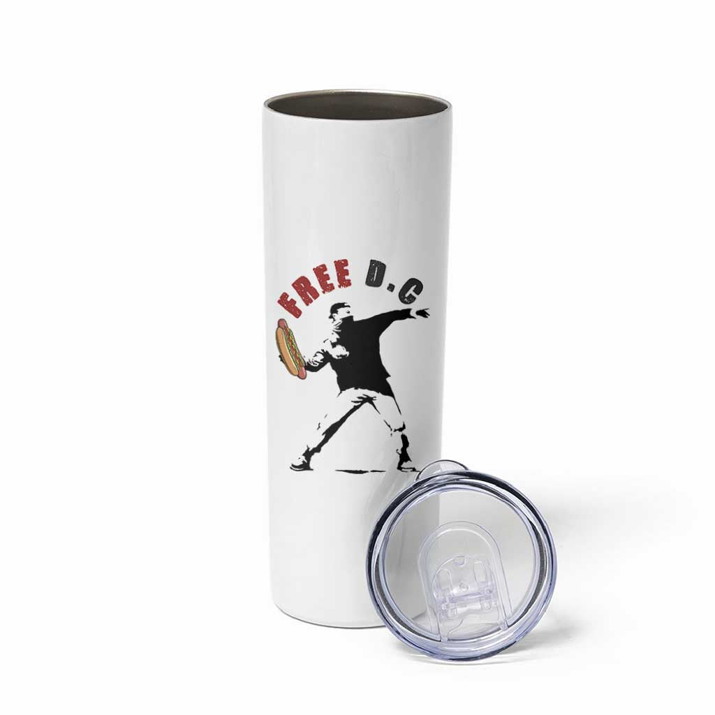 Free DC Sandwich Toss Skinny Tumbler Washington DC Political Satire - Wonder Print Shop