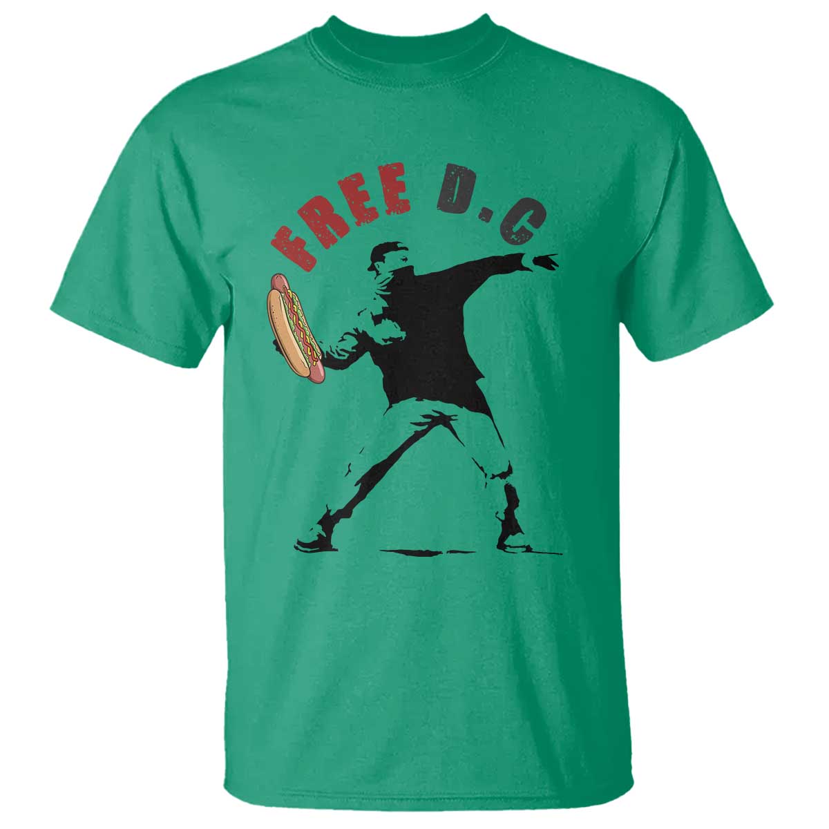 Free DC Sandwich Toss T Shirt Washington DC Political Satire - Wonder Print Shop
