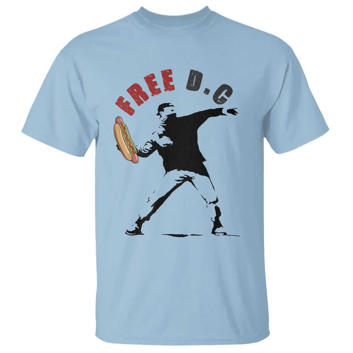 Free DC Sandwich Toss T Shirt Washington DC Political Satire - Wonder Print Shop